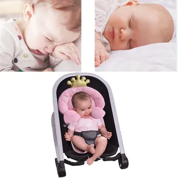 Crown Dizaino Nešiojamasis Lovelę Kūdikiui Vežimėlio, Saugos Seat Automobilių Sulankstomas Kilimėlis Baby Lova Kūdikių Stereotipas Pagalvė Su Kaklo Pagalvė