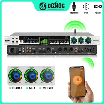 Karaoke Procesorius Skaitmeninio Garso Efektu Procesorius Bluetooth Profesionali Garso, Audio Echo Efektas Sistema Dainuoti Namuose Šalis DGNOG