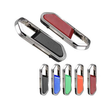 Metaliniai Karabinai Yra Nešiojamas Pen Ratai Odos Apdaila, USB 