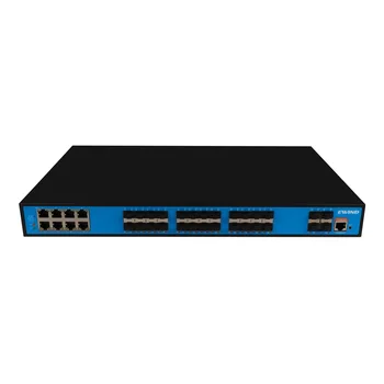 EWIND 10G Uplink Layer 3, Valdomas Ethernet Jungiklis su 8 10/100/1000M RJ45 Uostų ir 24 1000M Fiber SFP Lizdas ir 4 10G SFP+ Lizdas