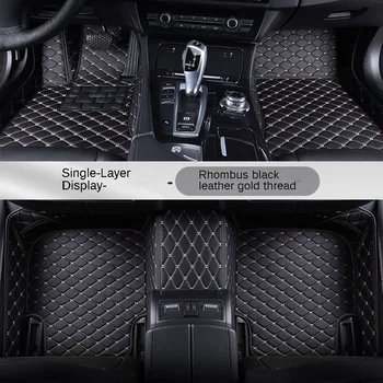 YUCKJU Užsakymą Oda Automobilių Kilimėlis Luxgen Visi Modeliai Luxgen 7 5 U5 VISUREIGIS Priedai Kilimas Automobilio Interjero Dalys