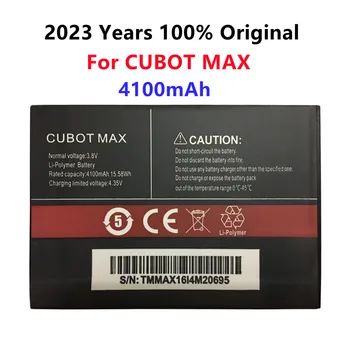 100% Nauja CUBOT MAX Baterija 4100mAh Pakeitimo atsarginę bateriją CUBOT MAX Mobilųjį Telefoną Sandėlyje