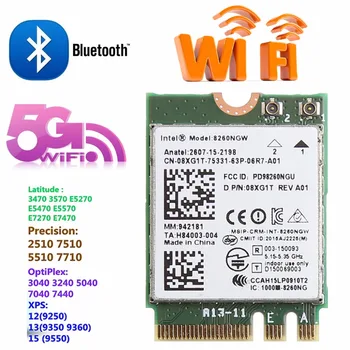Dvigubos Juostos 2.4+5 GHZ 867M Bluetooth V4.2 NGFF M. 2 WLAN Wi-fi 