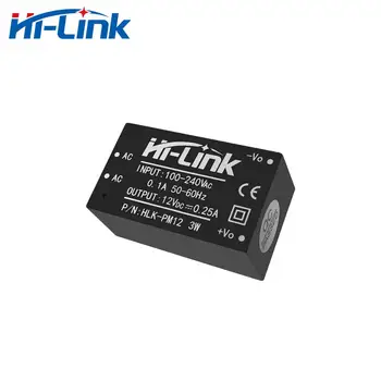 Nemokamas pristatymas 10vnt/daug naujų Hi-Link ac dc 12v 3w mini maitinimo modulis 220v izoliuotas perjungti režimą, pažangios modulis HLK-PM12