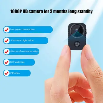 Nauja Mini Kamera, Wireless HD 1080P Apsaugos Kišenėje Naktinis Matymas, Judesio Dection Maža vaizdo Kamera Už Automobilių Laukimo PIR Vaizdo Įrašas