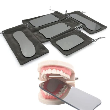 5vnt/set Stomatologiniai Veidrodėliai Ortodontinis Dantų Fotografijos dvipusiai Veidrodžiai, Stiklo Medžiaga, Odontologas Odontologijos Priemonės