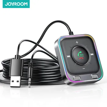 Joyroom Bluetooth 5.3 AUX Automobilio Adapteris Dvigubas Mikrofonas Triukšmo slopinimas Siųstuvas Vertus Nemokama Belaidžio ryšio Imtuvas Automobilio Audio Stereo Komplektai