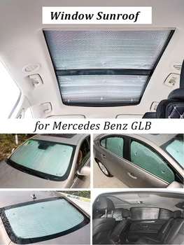 Mercedes Benz GLB Klasės Priedų Stogo Langą skėtį nuo saulės Raštas Priekinis Stiklas Saulės Skydelis Atspalvis GLB200 GLB180 GLB220