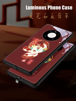 Kinijos Elnias Krano LED Šviesos Žėrintis Šviesos Dovanų Duoti Telefoną Atveju KOLEGA Reno 4 5 6 7 8 9 Rasti X5 Realme X50 Pro Plus SE