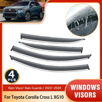 Kreiptuvai Toyota Corolla Kryžiaus L XG10 2022~2024 Auto Reikmenys, auto stiklo Skydeliai Lietaus Antakių Apsaugai Vėjo priekinio lango