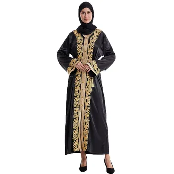 Ramadanas Eid 2023 Naujas Maxi Suknelė Vestidos Dubajus Turkija Hijab Abayas Musulmonų Marokas Caftan Islamas Diamond Drabužiai Suknelė Moterims