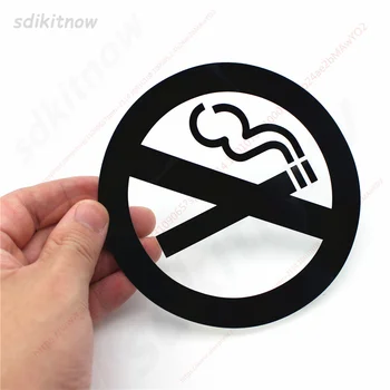 Rūkyti Draudžiama Rūkyti Pasirašyti Ženklų Lipdukas Vinly Lipdukas Automobilio Durų, Langų Sienų Apdailai Optikos Reikmenys