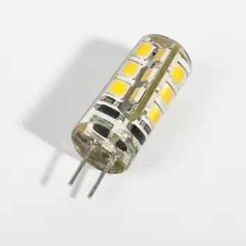 10vnt/daug LED Lemputė SMD lempa 2835 G4 5W 24LED Kukurūzų Lemputė 12V 360 Laipsnių Pakeisti Halogeninės Lempos