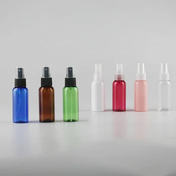 50ML Tuščias Spalva Mažosios plastikos Rūkas Purškimo Butelis,1.7 OZ Mini Kvepalai Daugkartiniai Kosmetikos Konteinerių Odos priežiūros, Vandens Purškimo Butelis