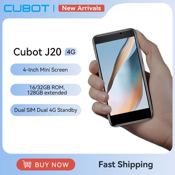 Cubot J20, 4-Colių Mini Ekranas, Android 12, 2/3 GB RAM, 16/32GB ROM (128GB Pratęstas), Dual SIM dvejopo 4G Celulares, 2350mAh, GPS