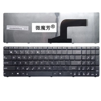 JAV Asus K53 K53E X52 X52F X52J X52JR X55 X55A X55C X55U K73 K73B K73E K73S X61 NJ2 Pakeisti nešiojamojo kompiuterio klaviatūra Juoda Naujas lietuvių