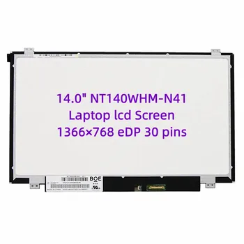 14.0 30Pin Slim LCD Ekranas NT140WHM-N41 N140BGE-EA3 N140BGA-EB3 Matinis 1366*768 Nešiojamojo kompiuterio Ekrano Matricos Acer V5-473 472G