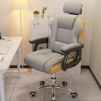 Pakoja Ergonomiška Biuro Kėdė Ratų Pratęsimo Recliner Mobiliųjų Žaidimų Kėdė, Pasukama Kompiuterio Nežiūriu Sillas De Oficina Ornamentu