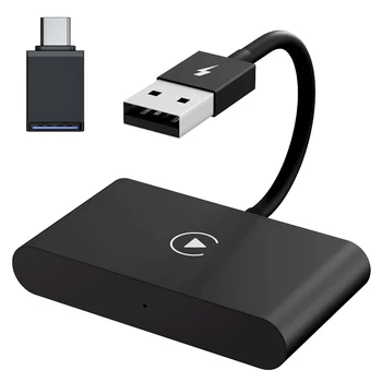 Belaidžio Auto Automobilinis USB Adapteris WIFI 2.4 GHz, 5 ghz Carplay USB Keitiklis su 