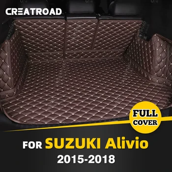 Auto Visu Bagažo Skyriaus Kilimėlis Suzuki Alivio 2015-2018 17 16 Car Boot Padengti Trinkelėmis Linijinių Krovinių Vidaus Reikalų Raštas Priedai