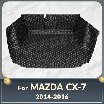 Auto Visu bagažo skyriaus Kilimėlis Mazda CX-7 VISUREIGIS 2014-2016 m. 15 Car Boot Padengti Trinkelėmis Linijinių Krovinių Vidaus reikalų Raštas Priedai