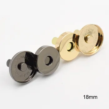 14-18mm Plonas Magnetinio Sagų Maišeliai Magnetas Automatinė Adsorbcijos Sagtis Metaliniai Mygtukai Snaps Piniginės mygtukai