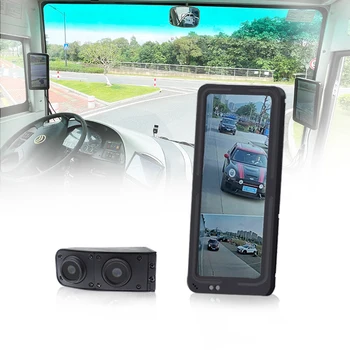 MCY 12.3 COLIŲ IPS Ekranas spalvotai, Automobilių Blind Spot Transporto Sunkvežimių, Autobusų Elektroninių galinio vaizdo Veidrodėlis