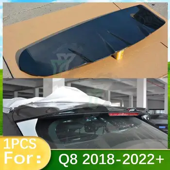 Tiesa anglies pluošto Audi Q8 2018 2019 2020 2021 2022+ Automobilių Reikmenys Galinis Stogo Spoileris, Galinio Lango Kamieno Sparno Splitter Apdaila
