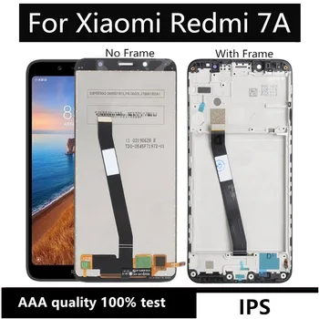 Už Xiaomi redmi 7A LCD Ekranas Jutiklinis Ekranas Su frame skaitmeninis keitiklis Asamblėjos Pakeisti redmi 7A LCD M1903C3EE T C