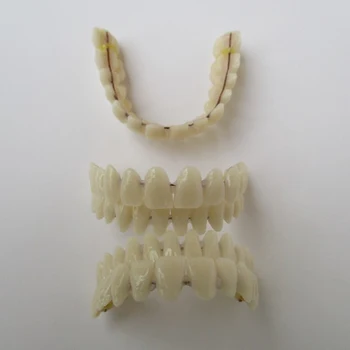 False Dantų Balinimas Dantų Protezus Laikinai Netikrą Dantį Viršutinės Apatinės Išimami Dantų Laminatės Dentadura Postiza Completa