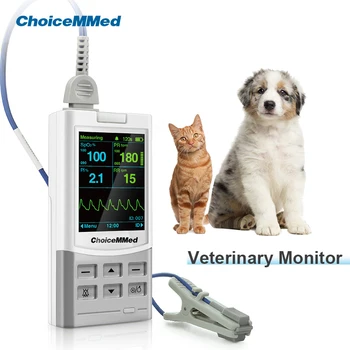 ChoiceMMed Veterinarijos Stebėti, Nešiojami Delniniai Įkrovimo Medicinos Pulse Oximeter Sveikatos Stebi SPO2 PI PR Oximetro Profesinio mokymo