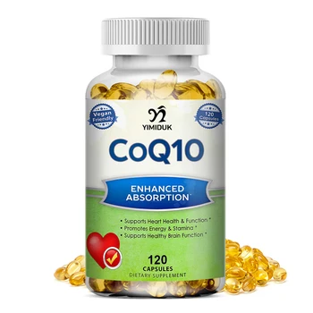 COQ10 Kofermentas Q10 Kapsulių Antioksidantas, Skatina širdies ir Kraujagyslių&Širdžiai Suteikia Energijos, Sveikatos, Maisto
