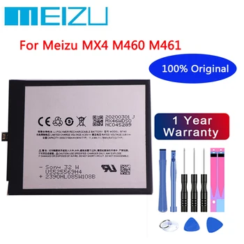 Naujas Aukštos Kokybės Meizu 100% Originalus Akumuliatorius Meizu MX4 M460 M461 BT40 3100mAh Mobiliojo Telefono Baterijas Atsargų + Įrankiai