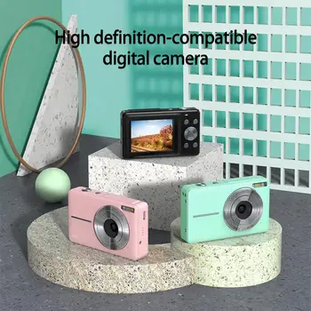 HD Skaitmeninė vaizdo Kamera 8K Vaikas Studentų Kamera 44 Mega Pikselių HD-suderinama Anti Shake Kompaktiškas Vaikai Kamera Mažas Fotoaparatas Vaikams Dovanų