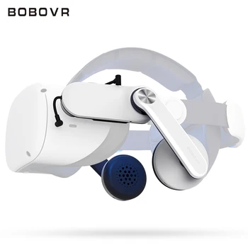 BOBOVR A2 Oro VR Ausines Quest 2 Magnetinių Dvigubai Earmuff Multi-point Reguliuojamas Didelio galingumo Garsiakalbis Quest 2 Priedas