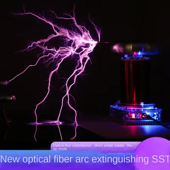Naujos Muzikos, Tesla ritė SSTC produktas aukšto dažnio generatorius, uždegimo žaibo modelis Integruotas lanko gesinimo tesla 20cm
