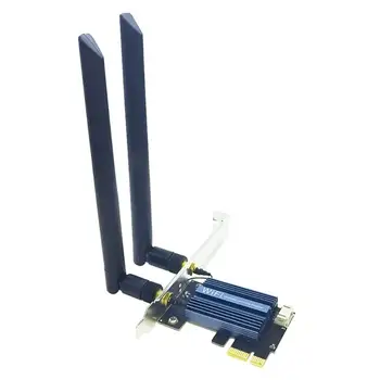 AX210 WiFi6E 5374M BT5.3 Tri-Band 2.4 G/5G/6GHz PCIE Wireless Kortelę Dropship