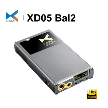 XDUOO XD05 Bal2 Pelninga HiFi Subalansuotas VPK AMP Ausinių Stiprintuvo 1500mW Išėjimo Galia Bluetooth 5.1 LDAC/aptX/AAC PCM768 DSD512