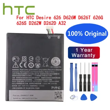 100% Naujas Aukštos Kokybės Originalus Baterijos BOPKX100 Už HTC Desire, 626 D626W D626T 626G 626S D262W D262D A32 Išmanųjį telefoną Bateria