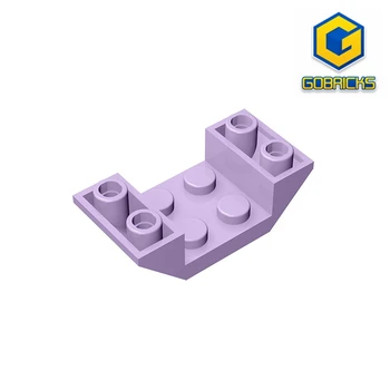 Gobricks GDS-683 STOGO PLYTELIŲ 2X4 INV. - 4x2 Atvirkštinis nuolydis plytelės suderinamas su lego 4871 vaikų žaislus Surenka Statybos Blokas