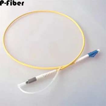 10vnt DIN-LC fiber patchcord 1m 3m 5m Singlemode simplex DIN-PK DIN-FC DIN-ST single core optinio pluošto megztinis