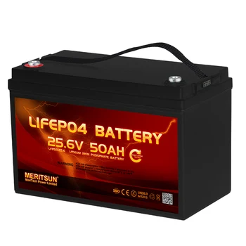 Lifepo4 Baterija 24v 50ah su BMS Ličio geležies Fosfato Pack UPS/Saulės/Golf /RV/Laivų/Jachtų