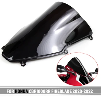 Juoda Priekinio stiklo priekinio, galinio Stiklo pertvara nuo Vėjo Ekrano Skydelis Stiklo Honda CBR1000RR CBR 1000 RR-R Fireblade SP 2020 2021 2022