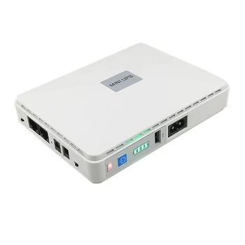Mini UPS POE 15V 24V Baterija Atsargine 8800Mah Maitinimas Baterija Skirta Wifi Router CCTV (JAV Plug)