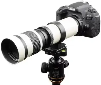 420-800mm f8.3 protrail objektyvas, vaizdo kameros ,rankinio fokusavimo objektyvas,Canon ar Nikon objektyvas