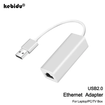 USB2.0 Tinklo plokštė USB, Ethernet RJ45, USB Adapteris 10Mbps LAN Adapteris Super Speed USB 2.0 į RJ45 KOMPIUTERIO, Nešiojamojo kompiuterio Darbalaukį