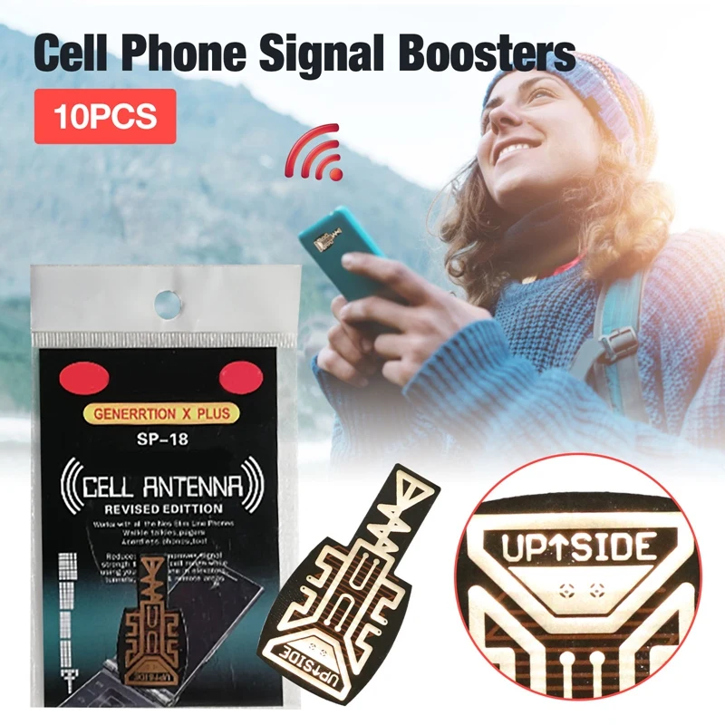 10vnt Didinimo Mobilųjį Telefoną Signalo Lipdukas Didinimo Telefono Lipdukas Signalo Stiprintuvas Stiprintuvas - 3