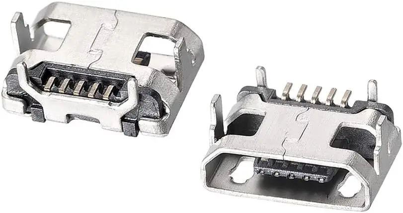 20PCS Micro USB Female Lizdas, Jungtis Jack Uosto, 5-Pin CINKAVIMAS 180 Laipsnių Pakeitimo Adapteris - 0