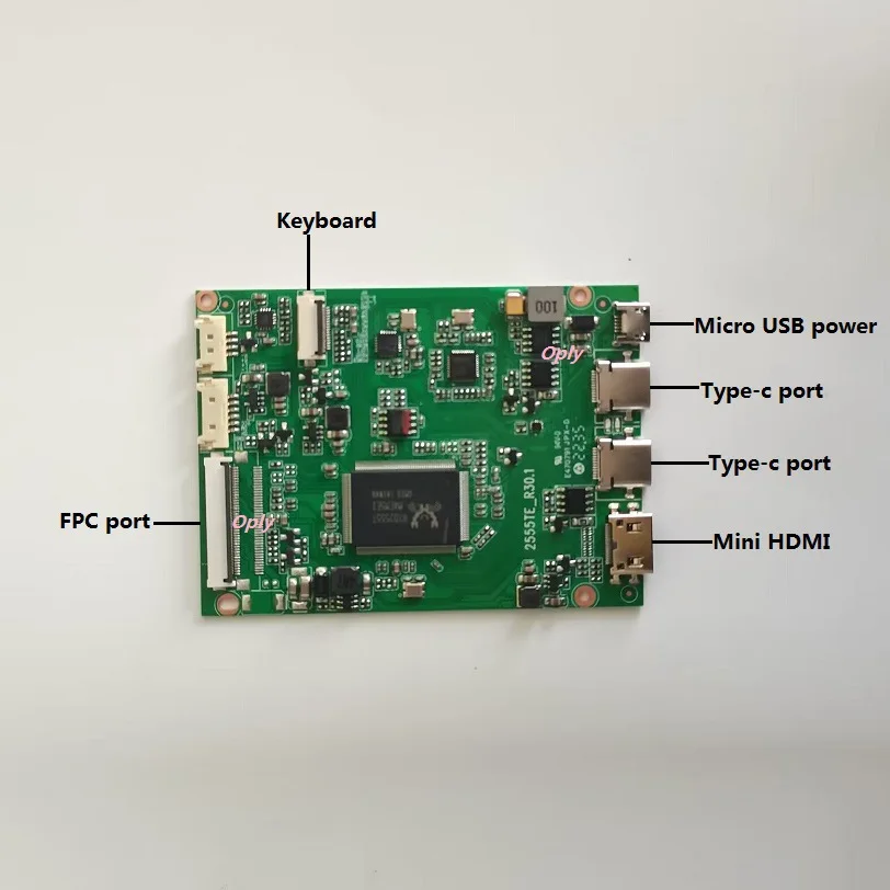 EDP Valdiklio plokštės Micro USB 2K už LM156LF5L04 LM156LF5L06 LM156LF6L01 1920X1080 Mini HDMI suderinamus Tipas-c LCD LED - 1