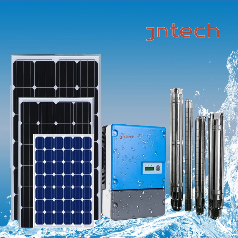 JNTECH 15hp 3 etapas 220Vac 60HZ inverteriai Saulės vandens siurblio sistemos CE, TUV sertifikatas, IP65 - 4